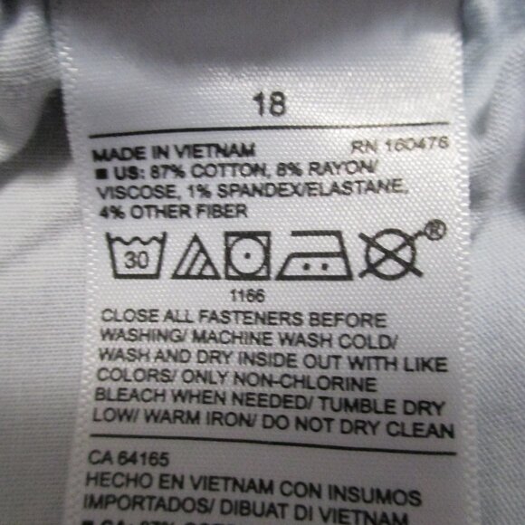 Old Navy jeans Rockstar Skinny distressed denim mid rise jeans size 18 - Picture 3 of 9